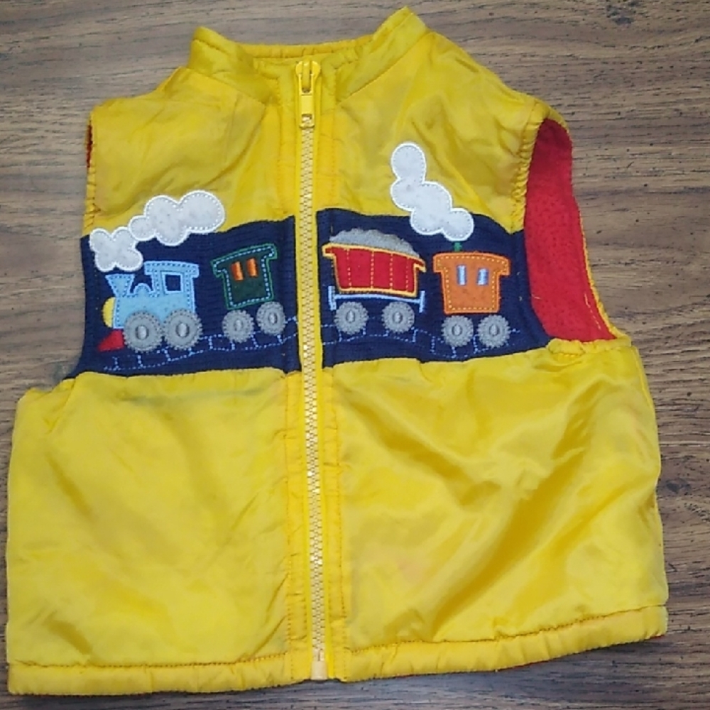 🚂 Vintage B.T.Kids Train Vest Size 6-9 Months